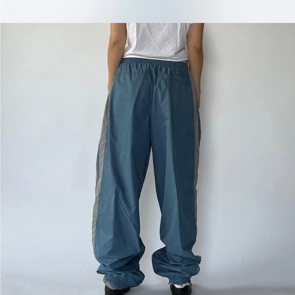 Blue Track Pants with Stripes - Picture 3 of 3